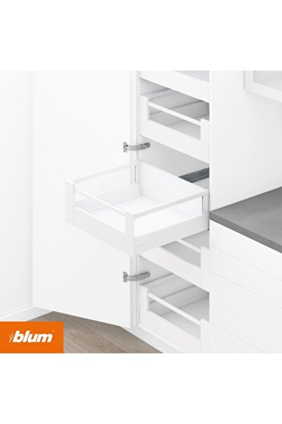 Blum Tandembox Antaro Yüksek Bordürlü (D) Iç Çekmece 50 Cm Ipek Beyaz