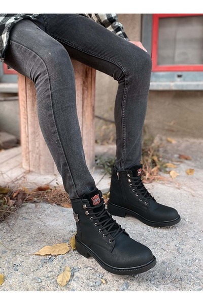 KOCAMANLAR Patika Halley Motor Postal Unisex Bot SİYAH