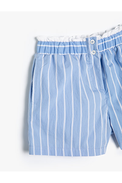 Koton Şort Beli Lastikli Pamuklu arkası Cep Detaylı