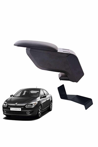 3 Tıkla Renault Fluence 2012 Delmesiz Çelik Ayaklı Siyah Kolçak Kol Dayama