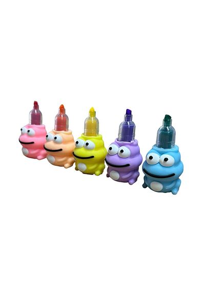 Rubenis Frog Figured Mini Highlighter Set of 5