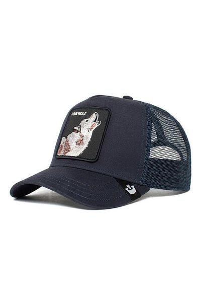 Goorin Bros 101-0389 the Lone Wolf Hat Dark Blue