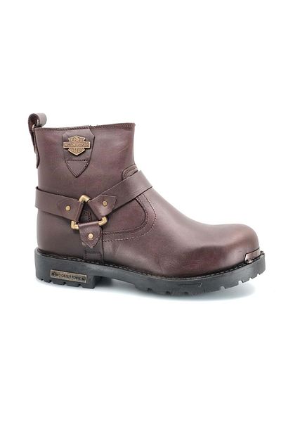 Kids Club Shoes Μπότες κινητήρα Dallas Halley από 100% γνήσιο δέρμα - Brown Detector 712