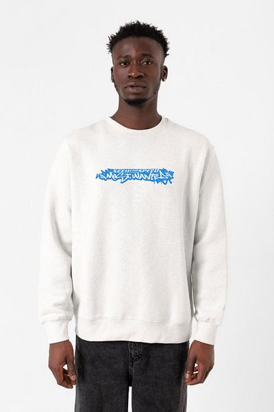 Tshirthane Need For Speed ​​Most Wanted Λευκό ανδρικό φούτερ 2ip