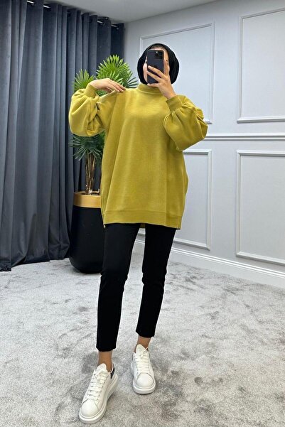 Şule Giyim Πλεκτό πουλόβερ με μισό λαιμό λαιμό