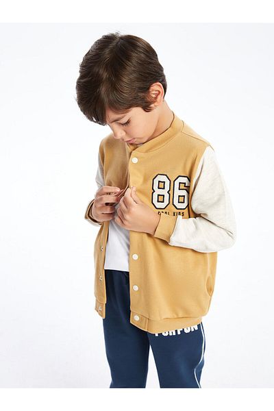 LC Waikiki Lcwk Printed Baby Boy College Jacket