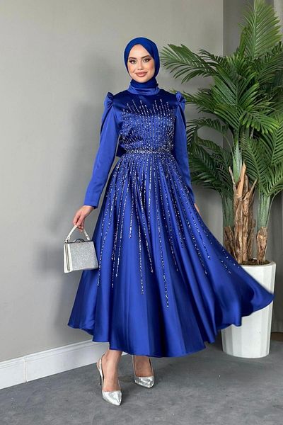Şule Giyim Erçin Evening Dress Saks