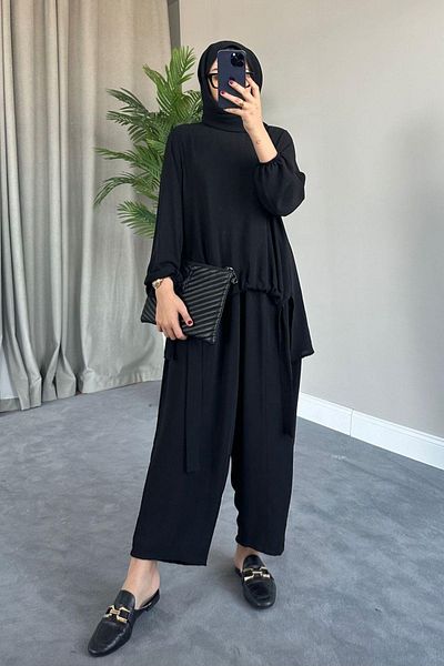 HAZA MODA Şalvar Airobin Set Black