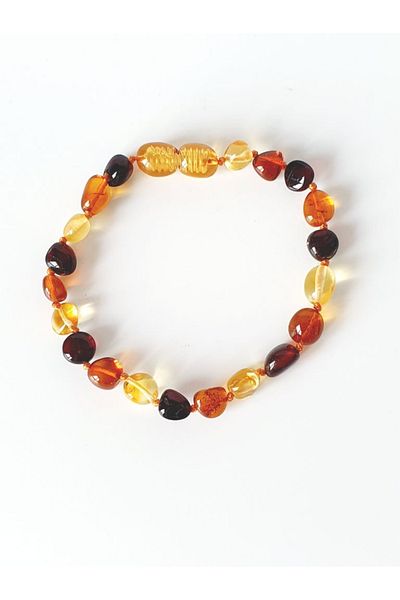 Kehribar Sarayı Drop Amber Bright Mixed Color Adult Bracelet