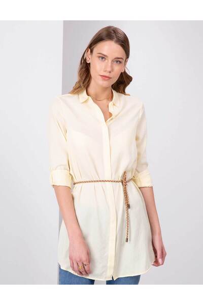 Pierre Cardin Açık Sarı Comfort Fit Uzun Kollu Gömlek 50202629-VR004