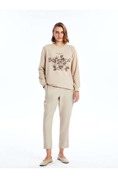 LC Waikiki Lcw Elastic Waist Loose Fit Women's Trousers