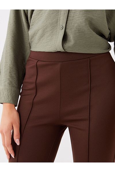 LC Waikiki Pantaloni de damă Lcw cu talie elastică