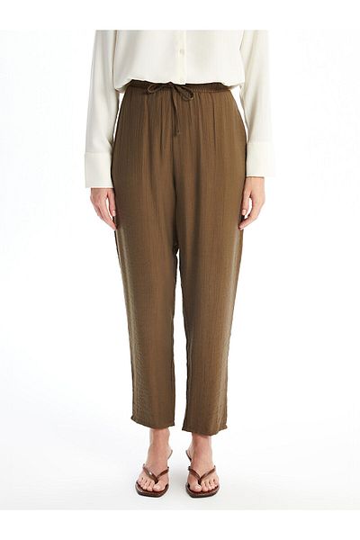 LC Waikiki LCW Elastic Waist Comfortable Fit Women's Trousers