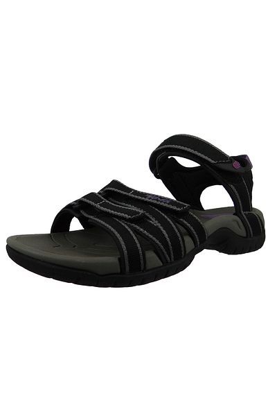 TEVA Damen Trekking-sandalen Sandalen Wanderschuhe Tirra 4266 Schwarz Bkgy Black/grey Polyester Mit Eva &