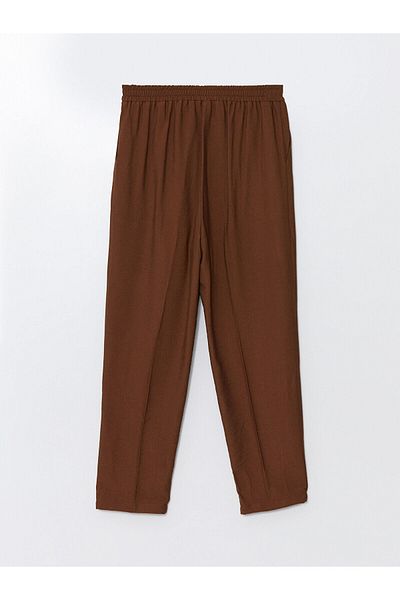 LC Waikiki LCW Damen-Hose mit elastischem Bund, gerade