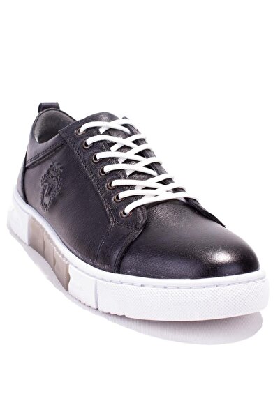 DAGOSTER Dma08-920Bb Black Orthopedic Casual Men's Leather Shoes