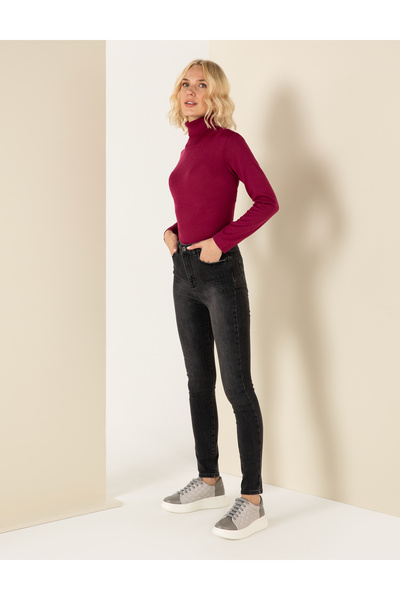 Pierre Cardin Anthracite Skinny Fit Jean Trousers 50254380 -Vr006