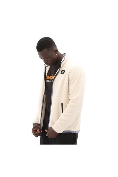 Timberland Timberland B0A62EYEFL1-R Ανδρικό μπουφάν Fleece - Πλήρες φερμουάρ, λευκό