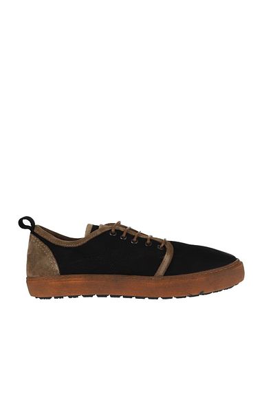 Bueno Shoes Pantofi sport pentru bărbați - Black Tan Nbk-Suede 01mv10102