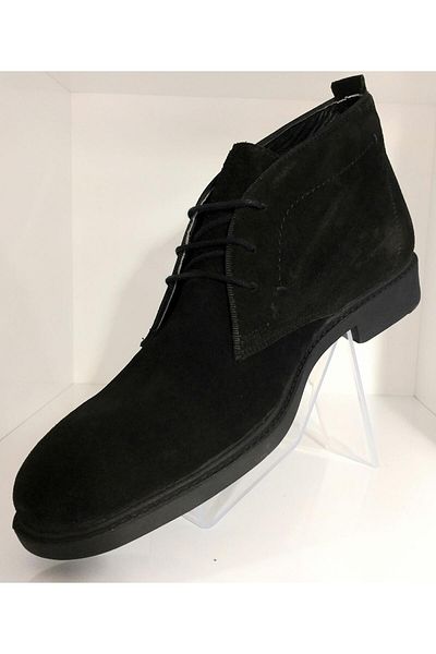 BAGSSHOES Int2023k-016 Ανδρικές κλασικές μπότες από γνήσιο δέρμα