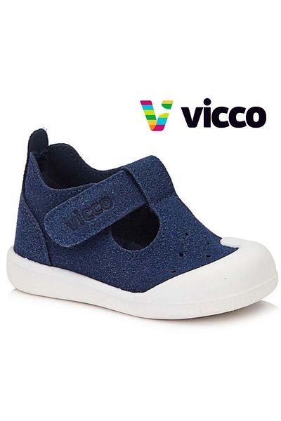 Vicco Pantofi sport ortopedici pentru bebeluși și copii Loro First Step - bleumarin