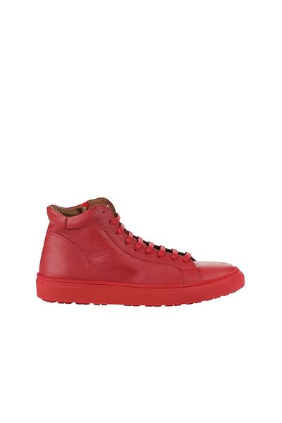 Bueno Shoes 01wz7700 موديل حذاء نسائي من الجلد الأحمر