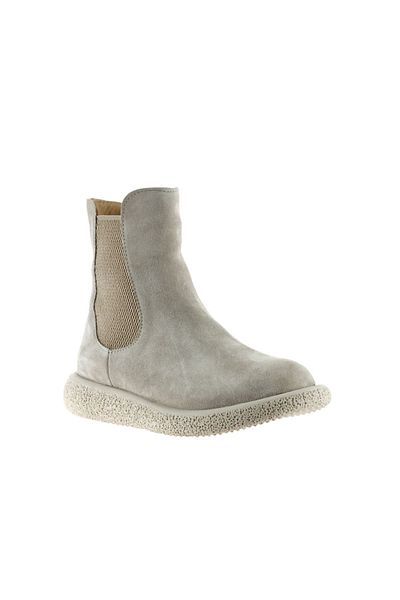Bueno Shoes Γυναικείες Μπότες Beige Suede - Flat Cut 01wu8905