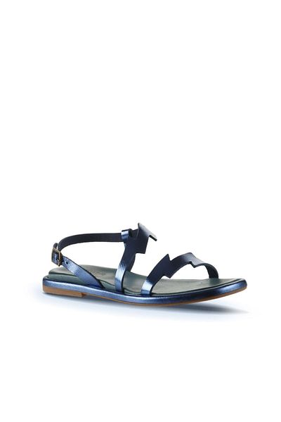 Bueno Shoes Sandale de damă din piele - bleumarin 01wu4101