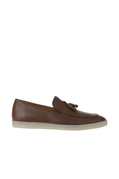 Bueno Shoes Мъжки мокасини - кафяви кожени, модел 11м22058