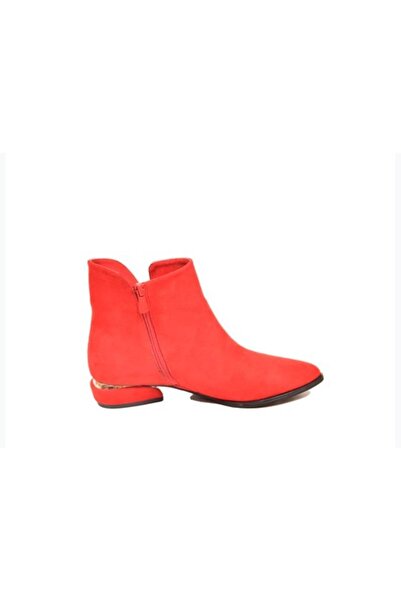 Kuum K4571 Women's Pointed Toe Low Heel Suede Boots