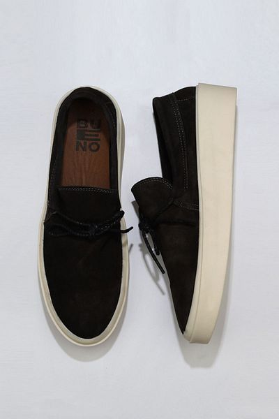 Bueno Shoes Кафяви тъмни велурени мъжки ежедневни обувки 01ms10605