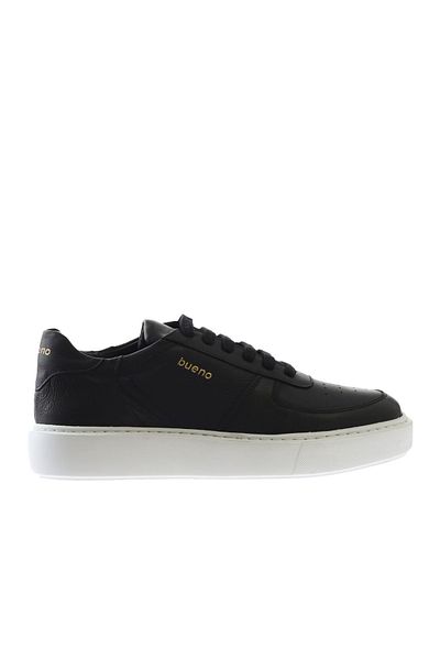 Bueno Shoes Ανδρικά αθλητικά παπούτσια Black Flotter Leather - 01mu10405