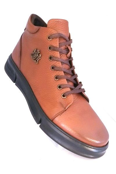 BAGSSHOES Htc2023k-002 Ανδρικά αθλητικά μποτάκια από γνήσιο δέρμα