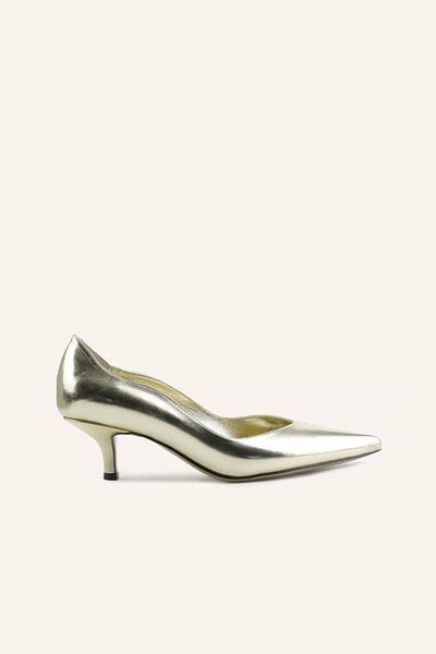MARCATELLI Stiletto cu toc auriu