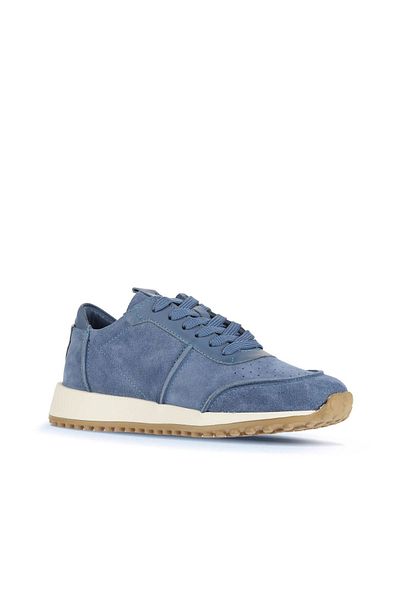 Bueno Shoes Pantofi sport de damă din piele intoarsa Albastru - 16wa6061