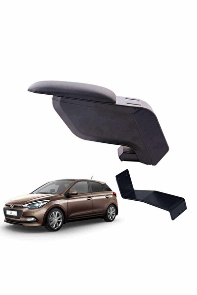 3 Tıkla Hyundai i20 2021 Delmesiz Çelik Ayaklı Siyah Kolçak Kol Dayama