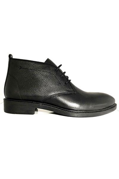 BAGSSHOES Int2023k-016 Ανδρικές κλασικές μπότες από γνήσιο δέρμα