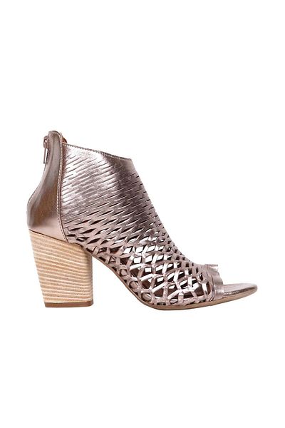 BUENO Shiny Leather Mink Women's Heeled Sandals - 01wl3700