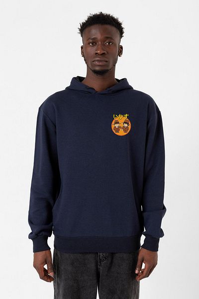 Tshirthane Мъжки суичър с качулка Dragon Ball Z в тъмносин цвят, 3ip, аниме дизайн