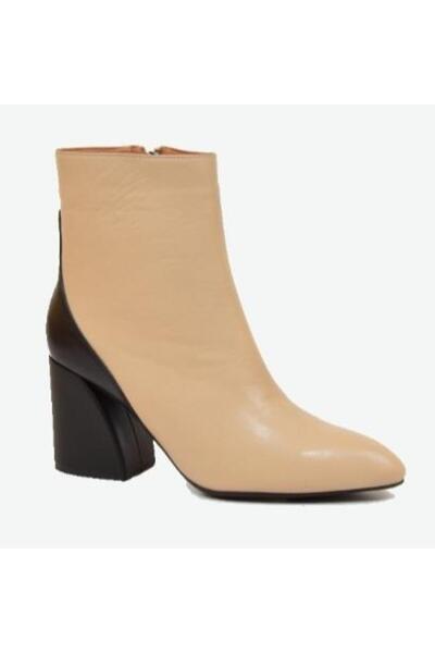 Kuum K4813 Women's Daily Zippered Classic Genuine Leather Boots