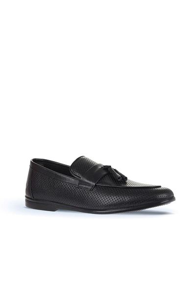 Bueno Shoes Мъжки мокасини - Черни кожени, модел 21ma412