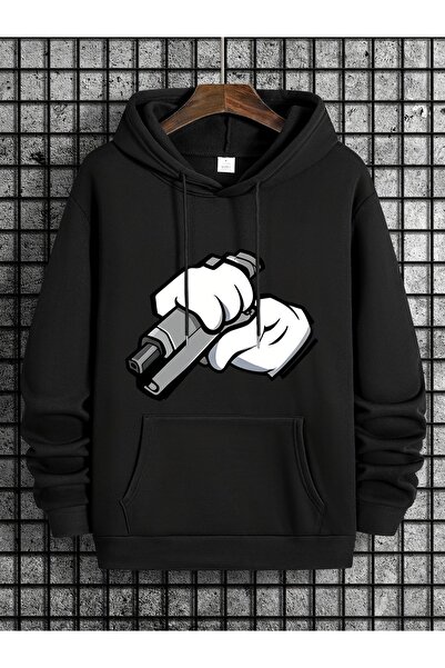 Lider Leather Hanorac unisex pentru bărbați, cu croială confortabilă