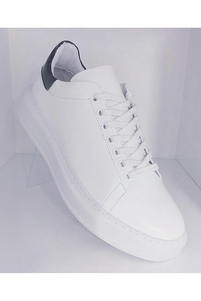 BAGSSHOES 3251 Pantofi pentru bărbați, din piele naturală, cu talpă înaltă