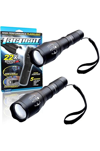 Epilons Pilli Parlak Led 5 Mod Ampul Suya Dayanıklı Mini El Feneri