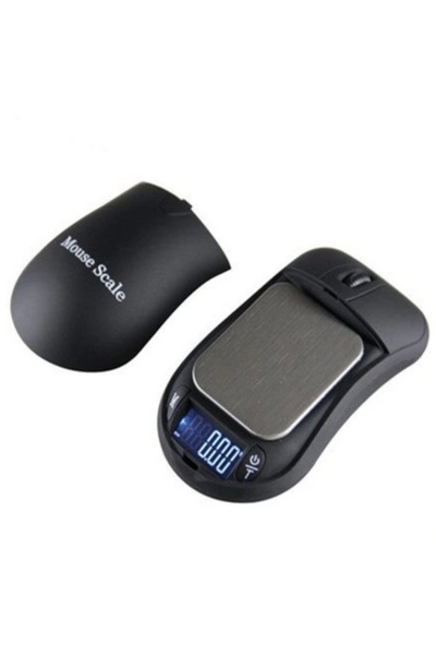 Mouse Şekilli Hassas Dijital Terazi 200g/0.01g Siyah