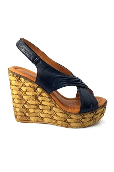 Venüs 2112201Y Sandale de damă din piele naturală cu talpă înaltă