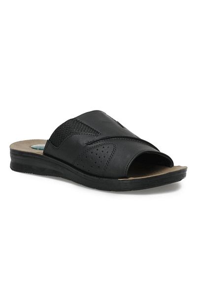 Polaris 402278 Papuci de confort pentru bărbați cu talpă cu gel anatomic