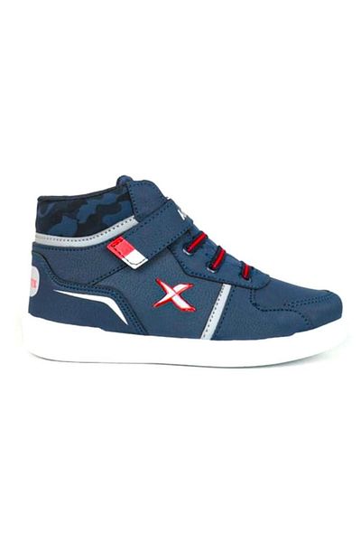Kinetix Kreja Pu Hi Filet Children's Long Top Sneakers Sports Velcro Shoes