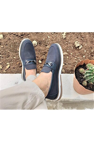 BAGSSHOES 15023 Мъжки мокасини от естествена кожа от набук