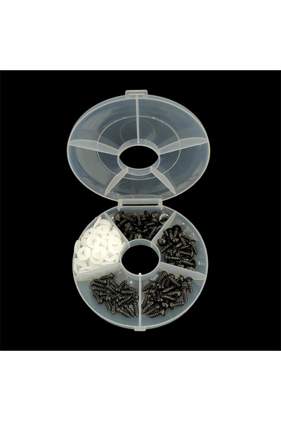 hobimon 6 - 8 - 10 - 12 мм 10 двойни винтови капси и кутия